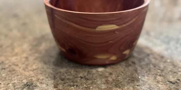 Cedar and Resin Art Bowl — Salvaged Wood Meets Modern Craft