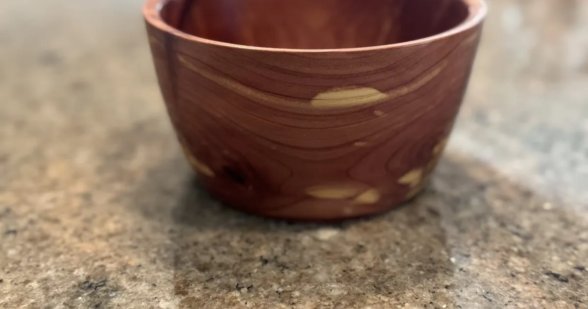 Cedar and Resin Art Bowl — Salvaged Wood Meets Modern Craft