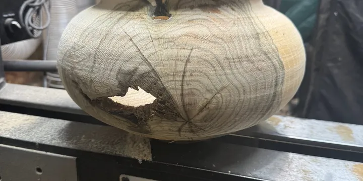 Mystery Wood Hollow Form — Process and Progress