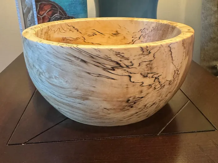 Available handcrafted wood bowls in the Turning Bytes shop